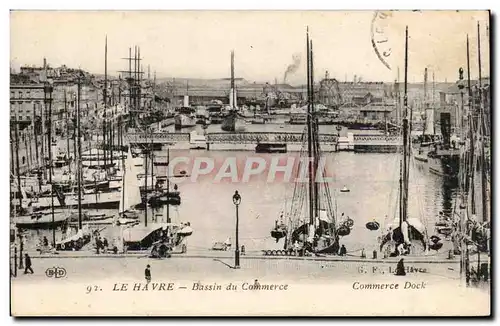 Cartes postales Le Havre Bassin du commerce