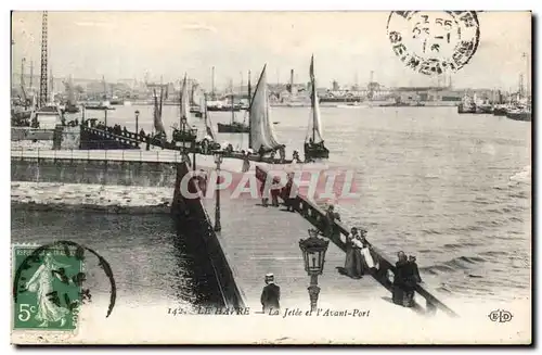 Cartes postales Le Havre La jetee et l&#39avant port