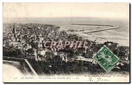 Le Havre - Vue Generale et la Nouvelle Jetee - Cartes postales