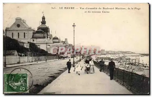 Le Havre- Vue d&#39ensemble du Boulevard Maritime - Cartes postales