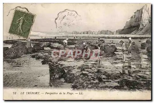 Le Treport - Perspective de la Plage - Cartes postales