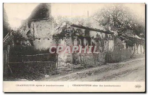 Cartes postales Chatel Guyon apres le bombardement