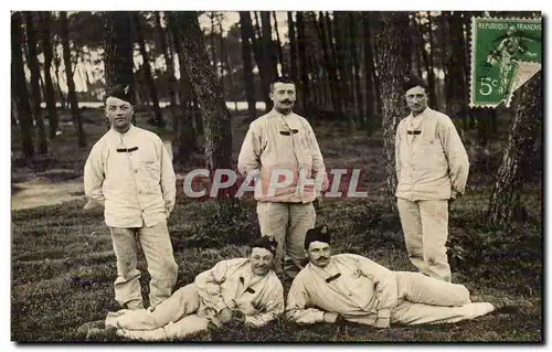 CARTE PHOTO Militaria Soldats Regiment