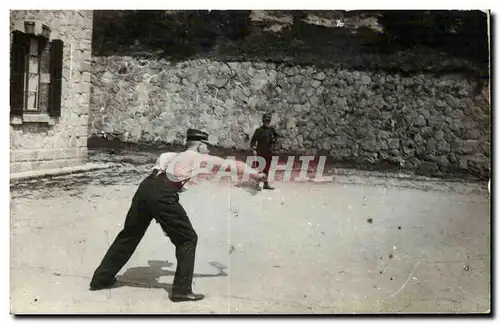 CARTE PHOTO Militaria Soldat Regiment