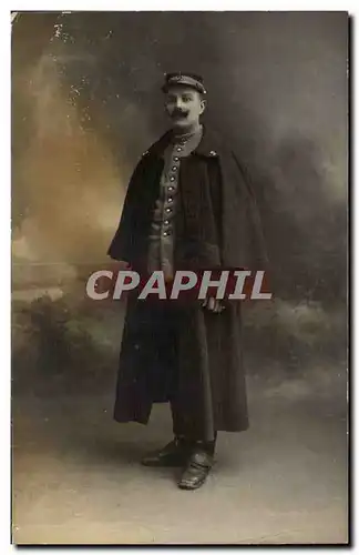 CARTE PHOTO Militaria Poilu Soldat