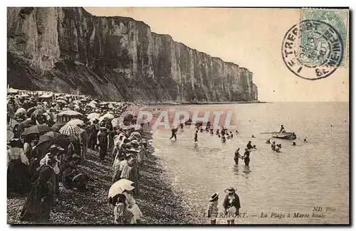 Le Treport - La Plage a maree haute - Cartes postales