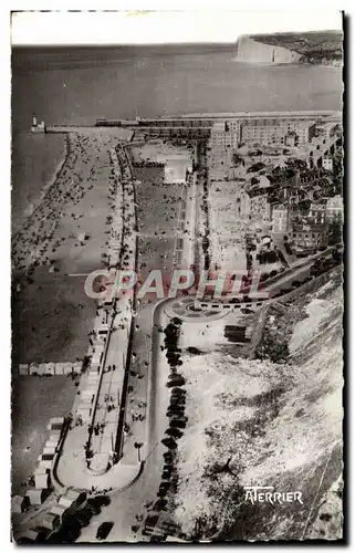 Le Treport - La Plage et la digue - Ansichtskarte AK