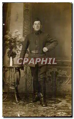 CARTE PHOTO Militaria Soldat