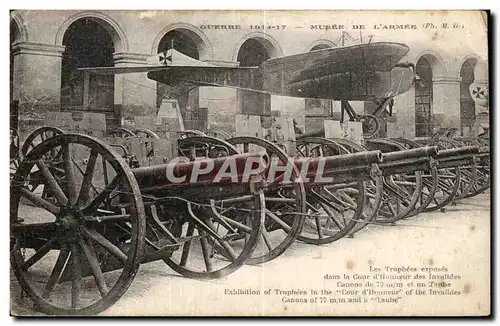 Cartes postales Militaria Paris Musee de l&#39armee Les trophees exposes dans la cour d&#39honneur des Invalides