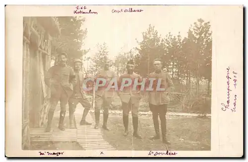 CARTE PHOTO Militaria Soldats