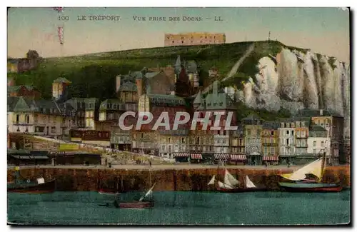 Cartes postales Le Treport Vue prise des docks