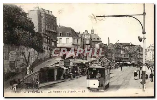 Cartes postales Le Treport La rampe du musoir