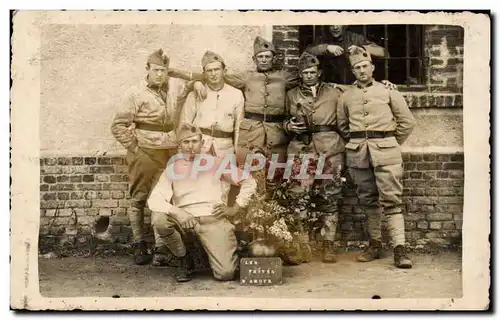 Cartes postales CARTE PHOTO Militaria Soldats Poilus Les prives d&#39amour