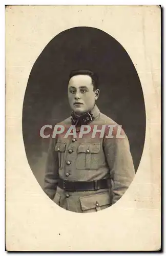 Ansichtskarte AK CARTE PHOTO Militaria Soldat Poilu