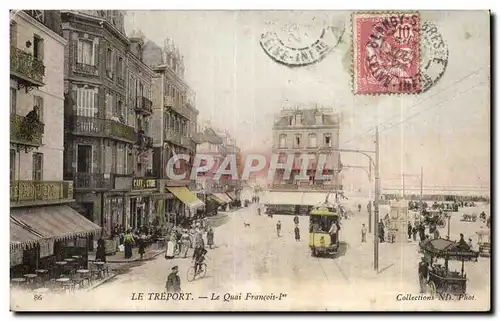 Cartes postales Le Treport Le quai Francois 1er