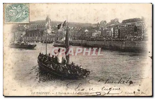 Cartes postales Le Treport L'entree de la Denise