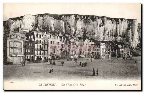 Cartes postales Le Treport Les villas de la plage