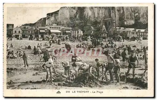 Cartes postales Le Treport La plage