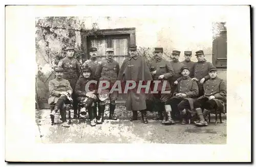 Cartes postales Militaria Soldats Regiment