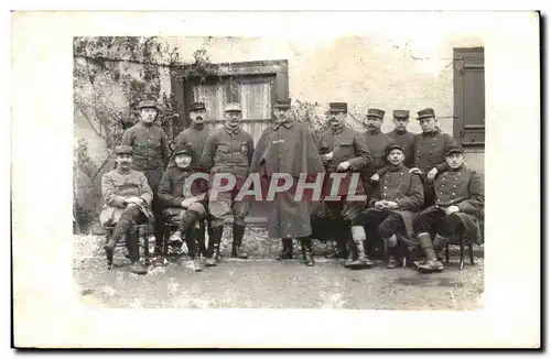Cartes postales Militaria Soldats Regiment