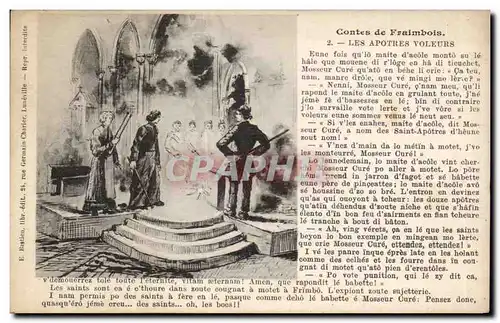 Cartes postales Fantaisie Contes de Fraimbois Les apotres voleurs