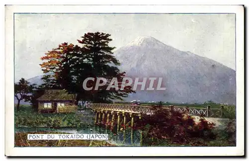 Ansichtskarte AK Japon Japan Nippon Pont du Tokaido