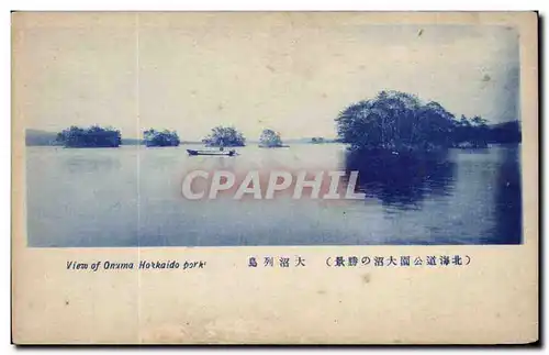 Cartes postales Japon Japan Nippon View of Onuma Hokkaido park