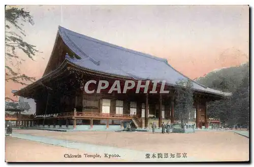Cartes postales Japon Japan Nippon Chiowin Temple Kyoto