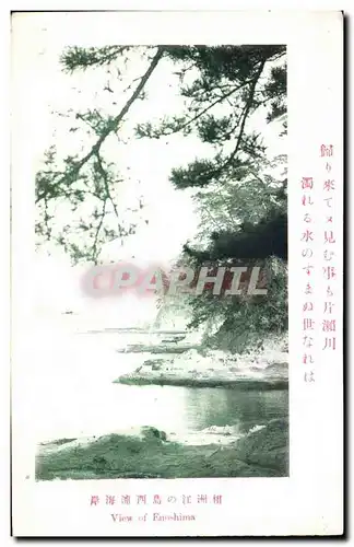 Cartes postales Japon Japan Nippon View from Enoshina