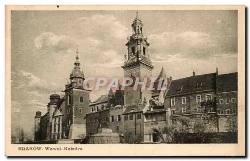 Pologne - Polen - Poland - Krakow - Wawel Katedra - Cartes postales