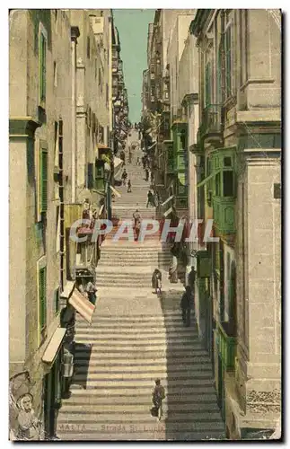 Malte - Malta - Strada St Lucia - Cartes postales