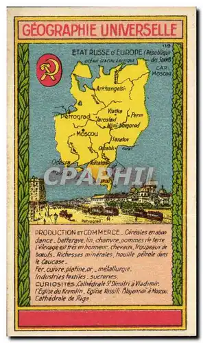 Russie - Russland - Russia - Geographie Universelle -