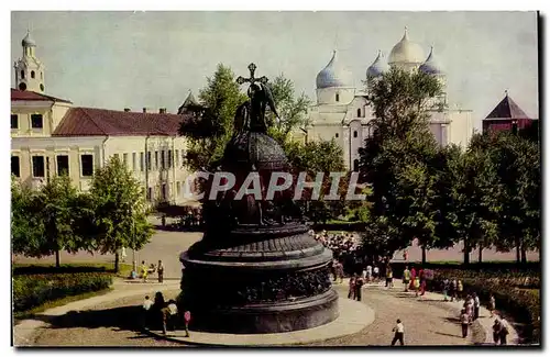 Russie - Russland - Russia - Novgorod - The Millennium Monument of Russia 1862 - Moderne Karte