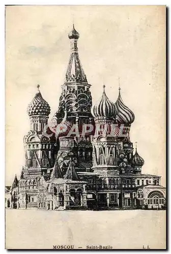Russie - Russia - Russland - Moscou - Moscow - Saint Basile - Cartes postales