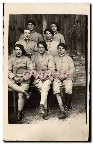 CARTE PHOTO Militaria Soldats Chasseurs