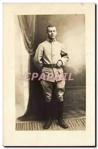 CARTE PHOTO Militaria Soldat St Maixent