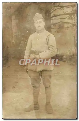 CARTE PHOTO Militaria Soldat Poilu