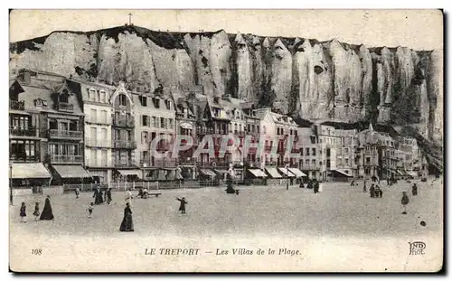 Cartes postales Le Treport Les villas de la plage