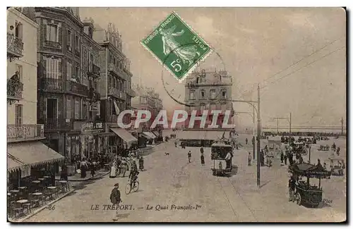 Cartes postales Le Treport Le quai Francois 1er