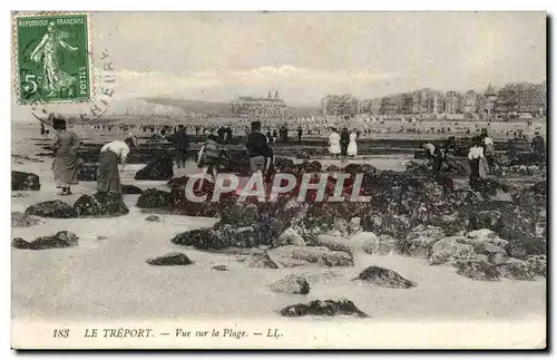 Cartes postales Le Treport Vue sur la plage