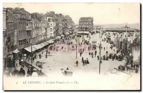 Cartes postales Le Treport Le quai Francois 1er