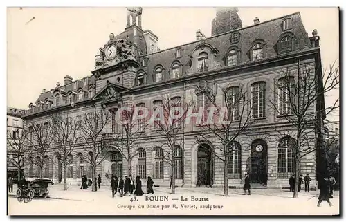 Cartes postales Rouen la Bourse