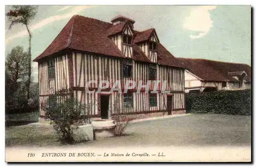 Cartes postales Environs de Rouen La maison de Corneille