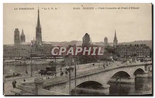 Cartes postales Rouen Pont Corneille et pont d&#39Embeuf