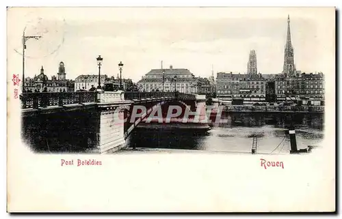 Cartes postales Rouen Pont Boieldieu