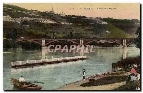 Cartes postales Rouen Le pont aux anglais