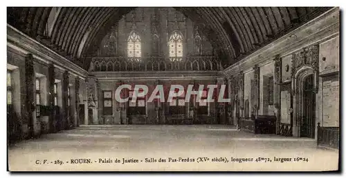 Cartes postales Rouen Palais de justice Salle des abs reliefs