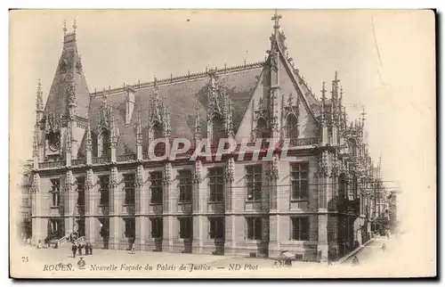 Ansichtskarte AK Rouen Nouvelle facade du palais de justice