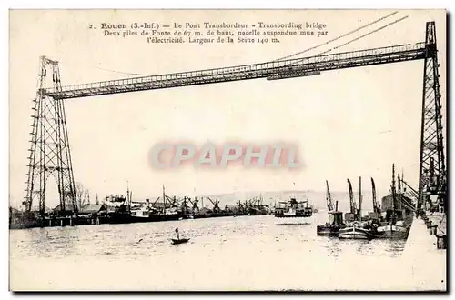 Cartes postales Rouen Le pont transbordeur