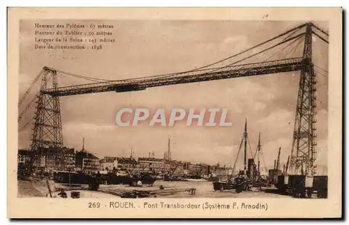 Cartes postales Rouen Pont transbordeur